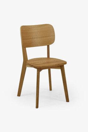 Esszimmerstuhl Lenka aus massivem Eichenholz, geölt